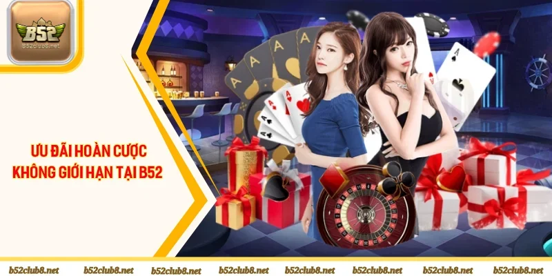 Ưu đãi hoàn cược không giới hạn tại B52 Club
