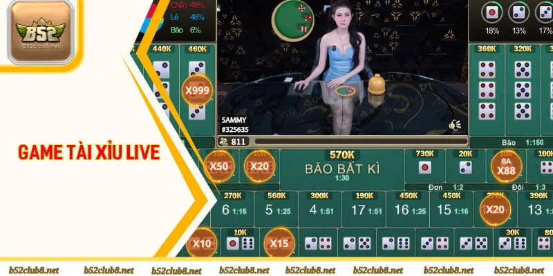 Game tài xỉu live tại B52club