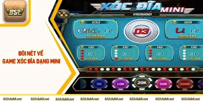 Đôi nét về game xóc đĩa dạng mini