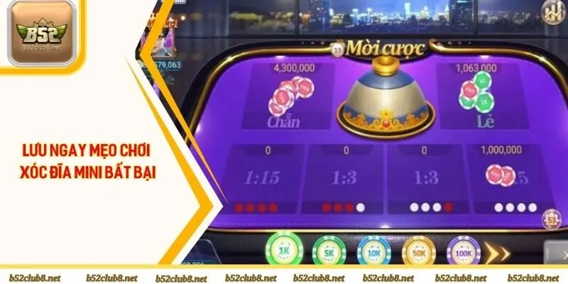 Lưu ngay mẹo chơi xóc đĩa mini bất bại